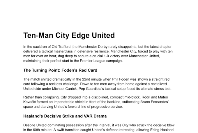 write epl football and soccer articles